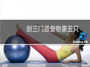 剑三门派宠物第五只