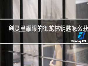 剑灵里耀眼的御龙林钥匙怎么获得