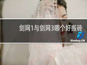 剑网1与剑网3哪个好搬砖