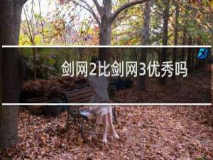 剑网2比剑网3优秀吗