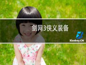 剑网3侠义装备