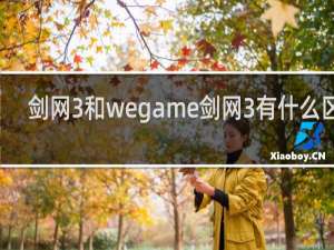 剑网3和wegame剑网3有什么区别
