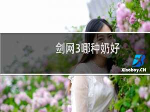 剑网3哪种奶好