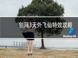 剑网3天外飞仙特效攻略