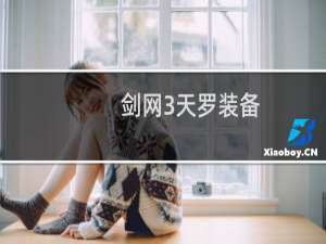 剑网3天罗装备