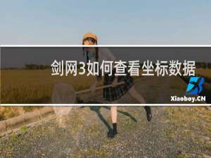 剑网3如何查看坐标数据