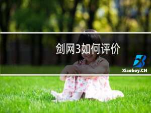 剑网3如何评价