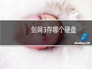 剑网3存哪个硬盘