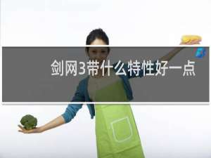 剑网3带什么特性好一点