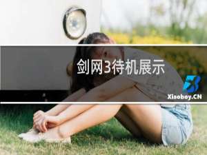 剑网3待机展示