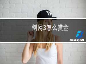 剑网3怎么赏金