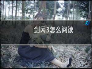剑网3怎么阅读