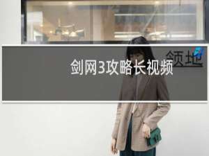 剑网3攻略长视频