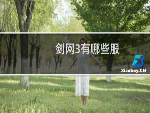 剑网3有哪些服