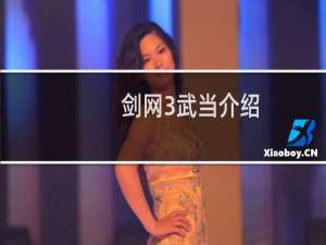 剑网3武当介绍
