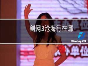 剑网3沧海行在哪