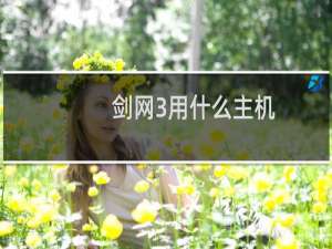 剑网3用什么主机