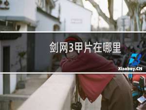 剑网3甲片在哪里