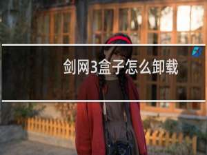 剑网3盒子怎么卸载
