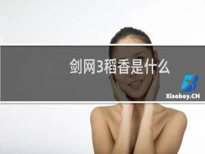 剑网3稻香是什么
