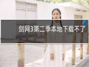 剑网3第二季本地下载不了
