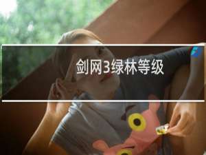 剑网3绿林等级