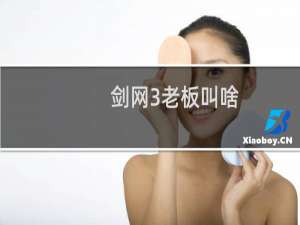 剑网3老板叫啥
