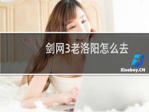 剑网3老洛阳怎么去