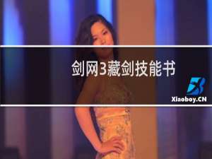 剑网3藏剑技能书