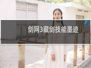 剑网3藏剑技能墨迹