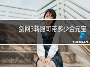 剑网3转服可带多少金元宝