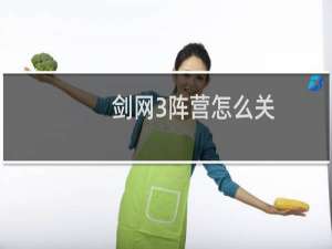 剑网3阵营怎么关