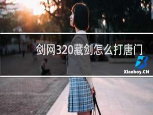 剑网3 藏剑怎么打唐门