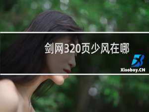 剑网3 页少风在哪