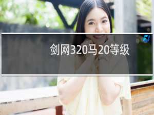 剑网3 马 等级