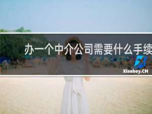 办一个中介公司需要什么手续