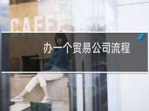 办一个贸易公司流程