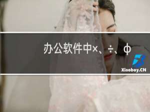 办公软件中×、÷、φ、~等特殊符号快捷输入法