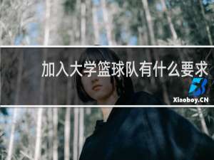 加入大学篮球队有什么要求