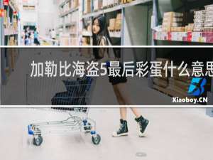 加勒比海盗5最后彩蛋什么意思