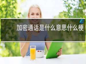 加密通话是什么意思什么梗