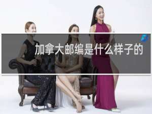 加拿大邮编是什么样子的