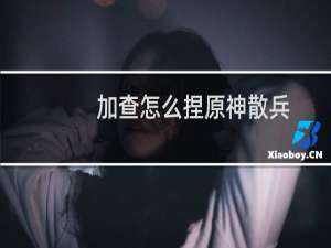 加查怎么捏原神散兵