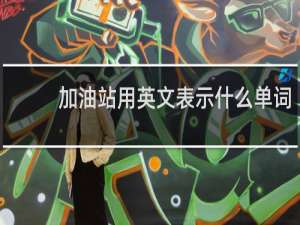 加油站用英文表示什么单词
