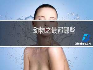 动物之最都哪些