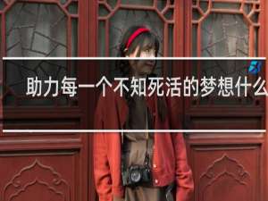 助力每一个不知死活的梦想什么梗