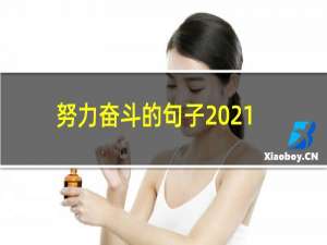 努力奋斗的句子2021