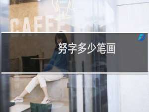 努字多少笔画