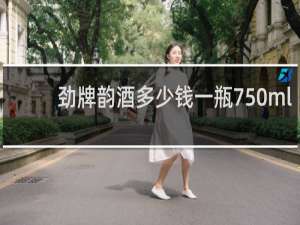 劲牌韵酒多少钱一瓶750ml