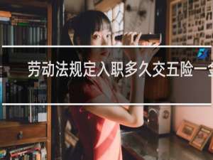 劳动法规定入职多久交五险一金